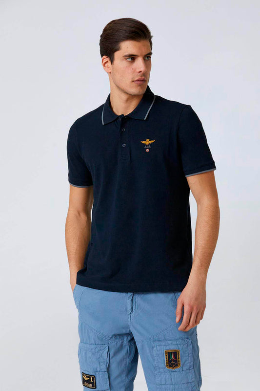 AERONAUTICA MILITARE | Polo basica in cotone a manica corta - Proposta Legend