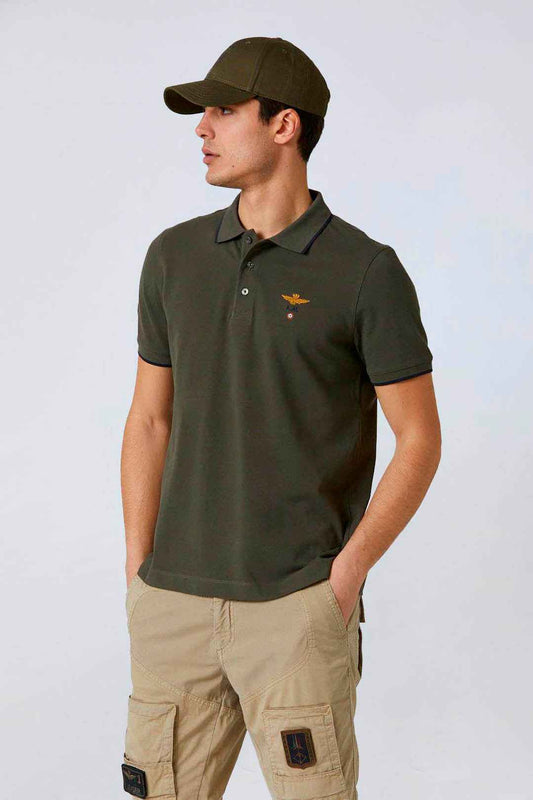 AERONAUTICA MILITARE | Polo basica in cotone a manica corta - Proposta Legend