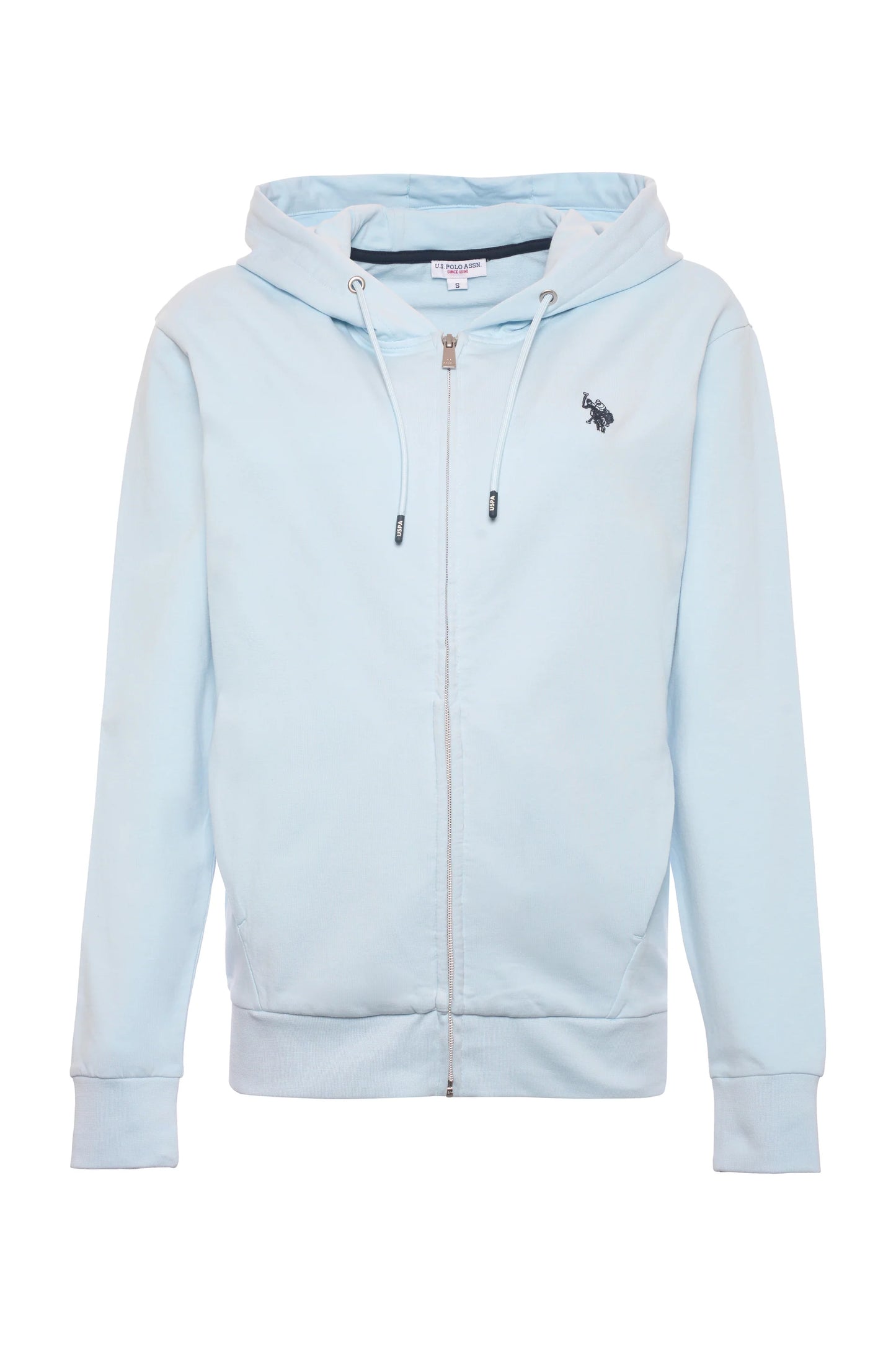 US POLO ASSN | Felpa da donna in cotone con cappuccio e chiusura full zip - Proposta Legend