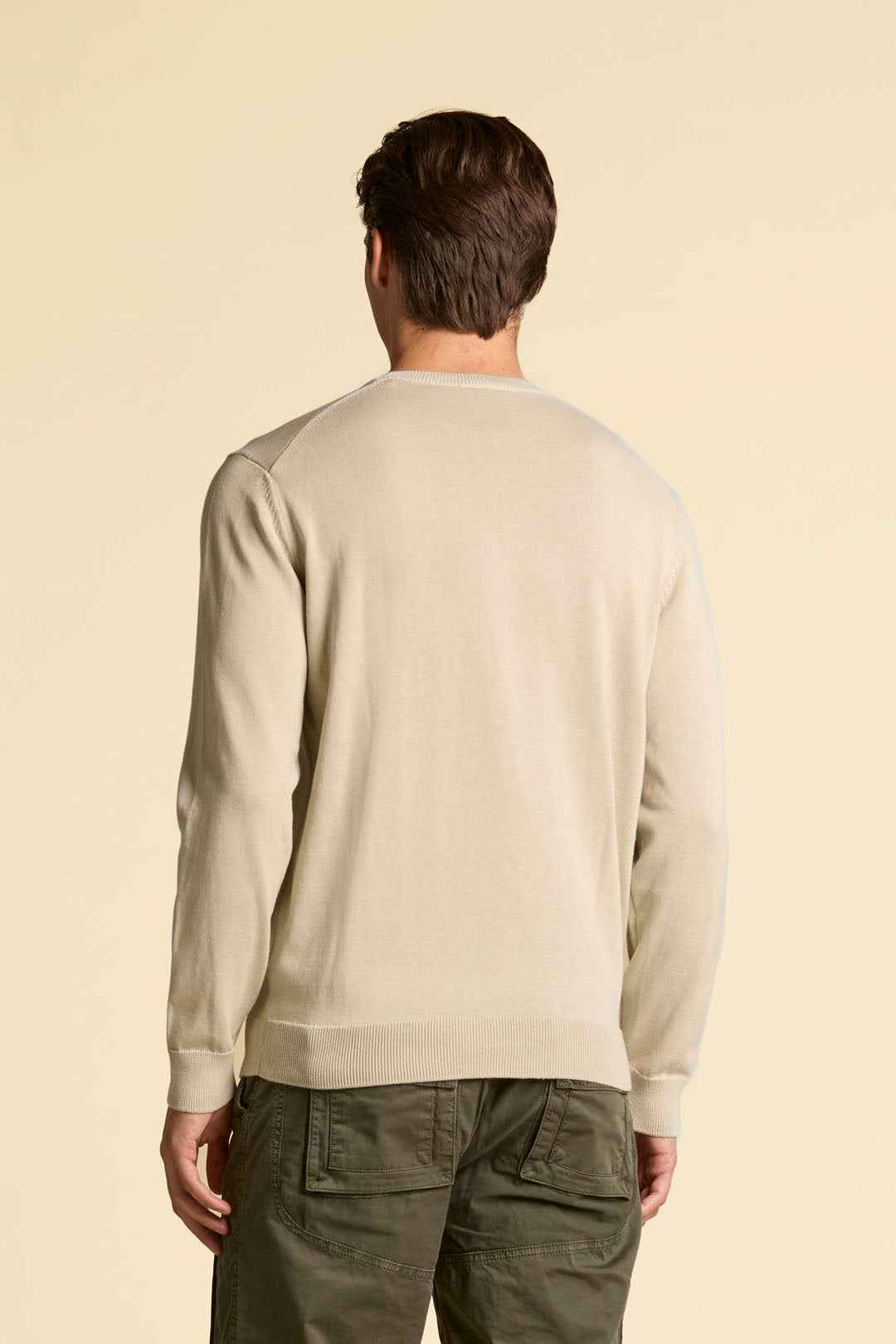 AERONAUTICA MILITARE | Maglia girocollo in cotone tinto filo