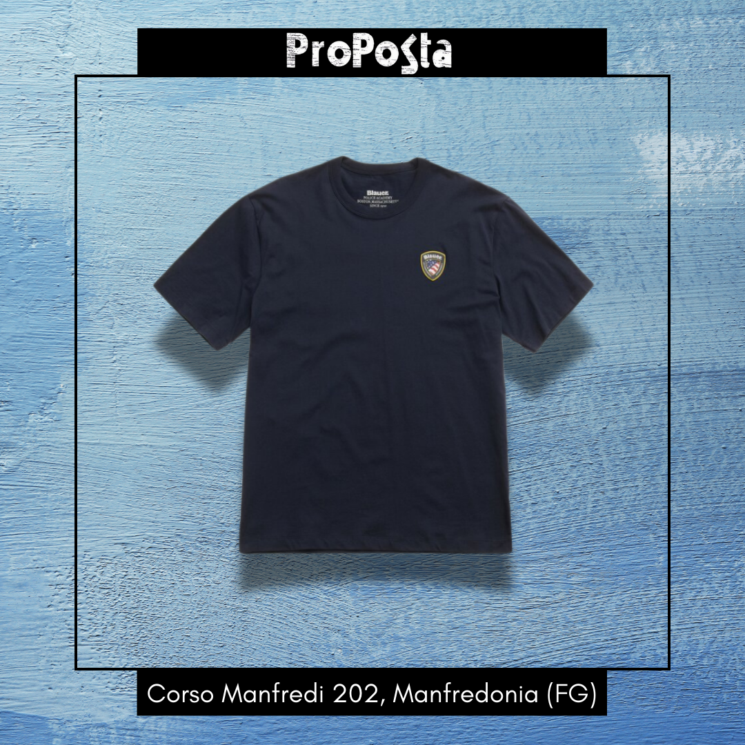 BLAUER | T-Shirt Logo Gommato - Proposta Legend