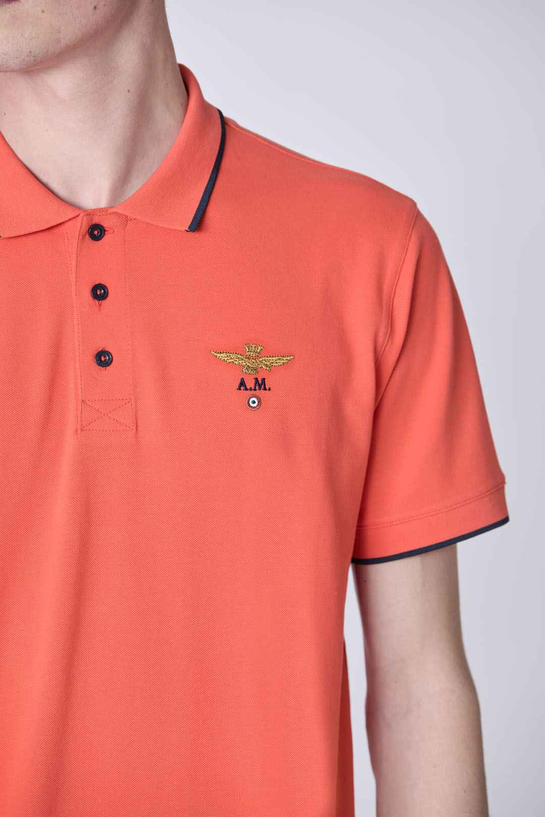 AERONAUTICA MILITARE | Polo basica in cotone a manica corta - Proposta Legend