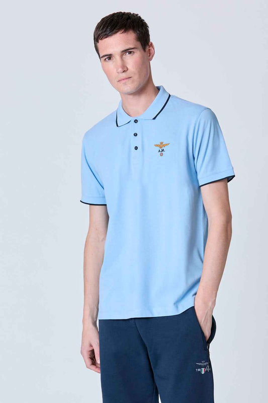 AERONAUTICA MILITARE | Polo basica in cotone a manica corta - Proposta Legend