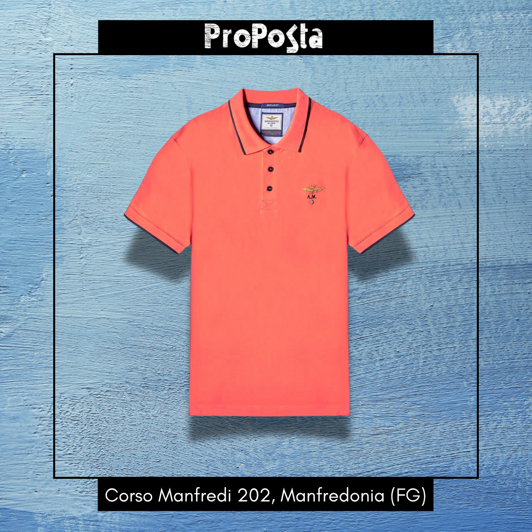 AERONAUTICA MILITARE | Polo basica in cotone a manica corta - Proposta Legend