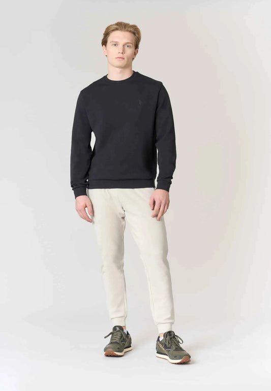 US POLO ASSNS | Felpa girocollo in misto cotone e scuba fleece