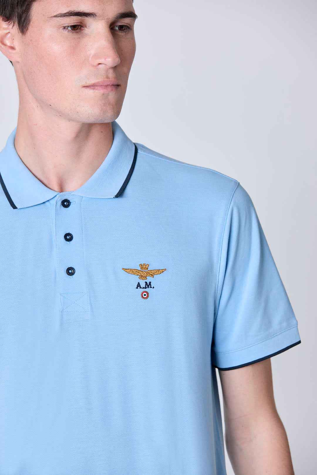 AERONAUTICA MILITARE | Polo basica in cotone a manica corta - Proposta Legend