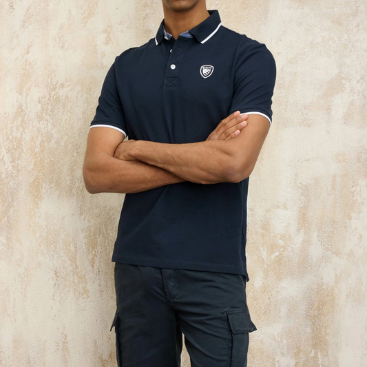 BLAUER | POLO CON PROFILO IN CONTRASTO DAMON - Proposta Legend