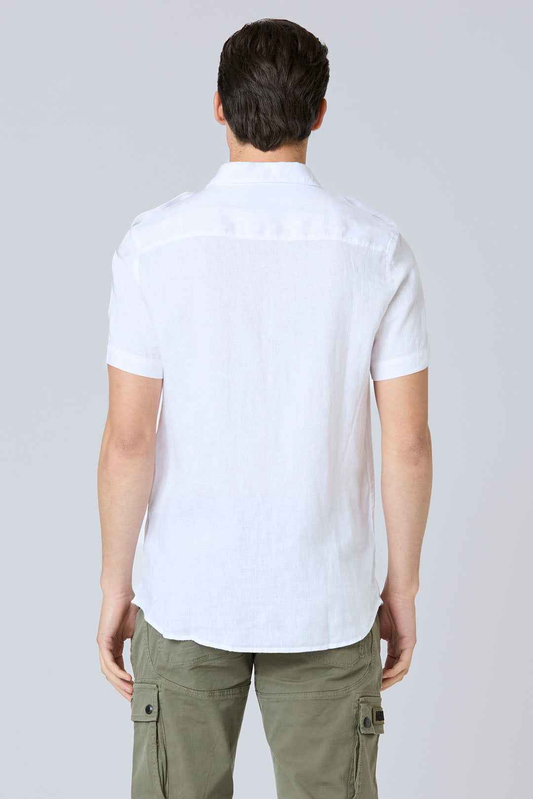 AERONAUTICA MILITARE | Camicia militare in lino con tasche