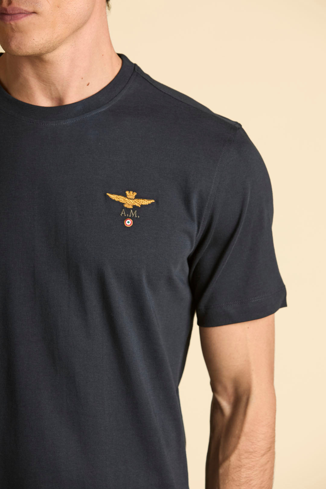 AERONAUTICA MILITARE | T-shirt girocollo basica in jersey