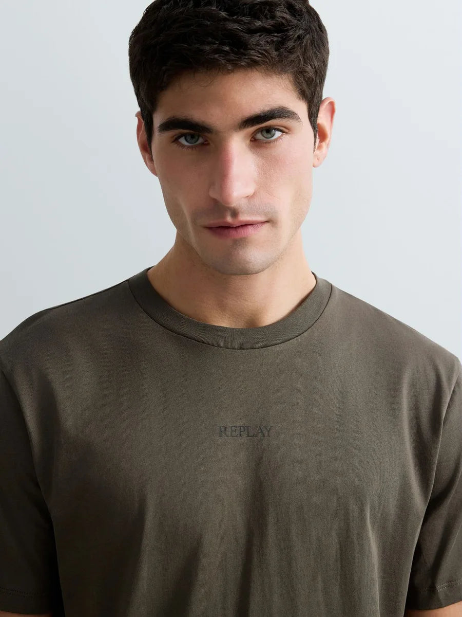 REPLAY | T-Shirt in jersey con logo minimal - Proposta Legend