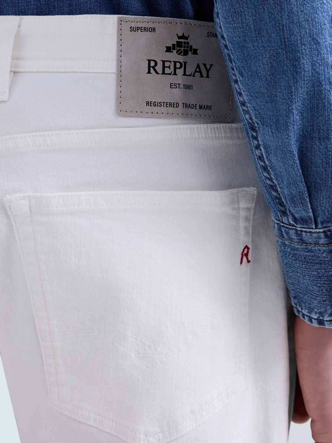 REPLAY | Bermuda in jeans uomo GROVER