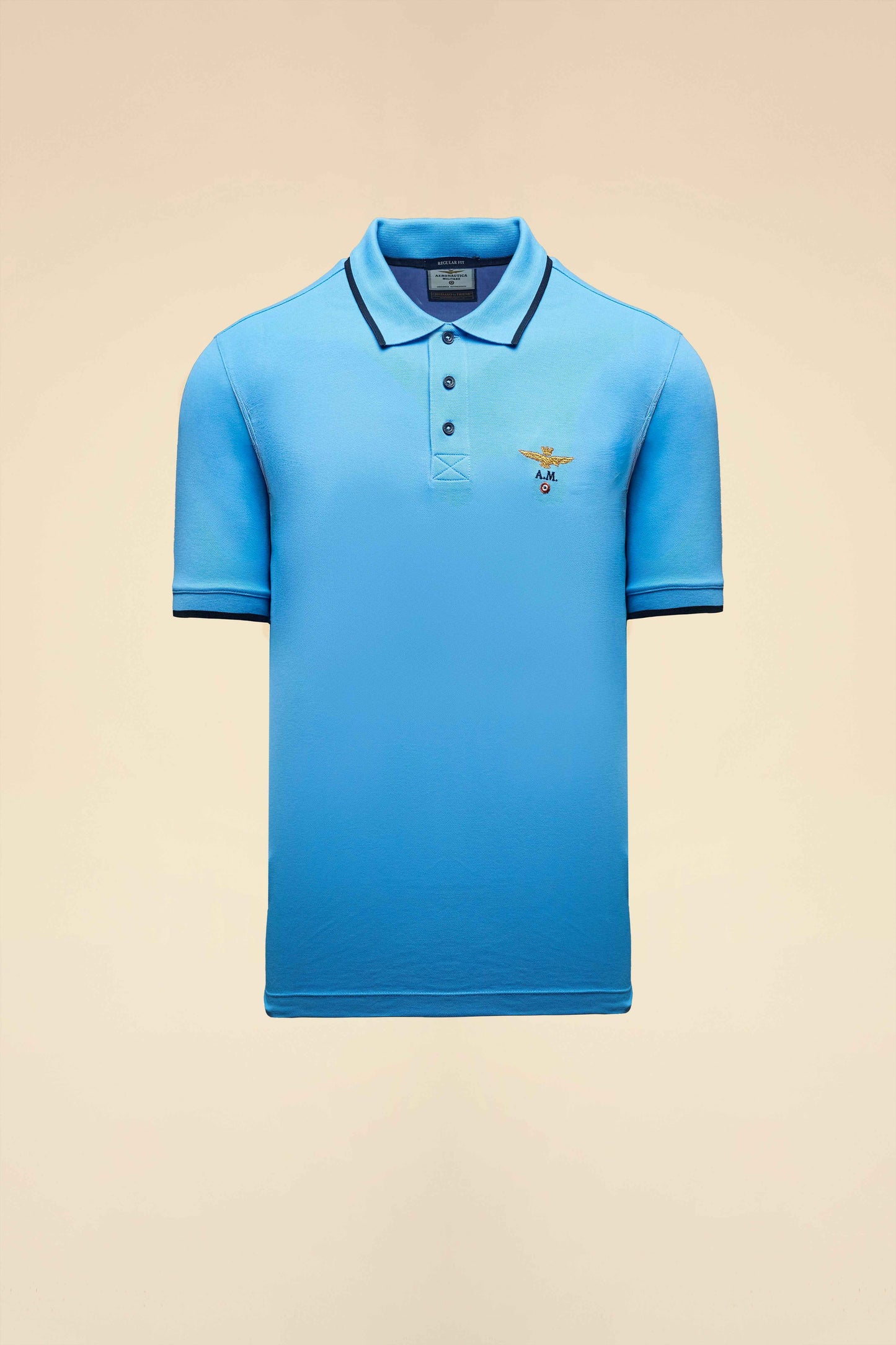AERONAUTICA MILITARE | Polo basica in cotone a manica corta