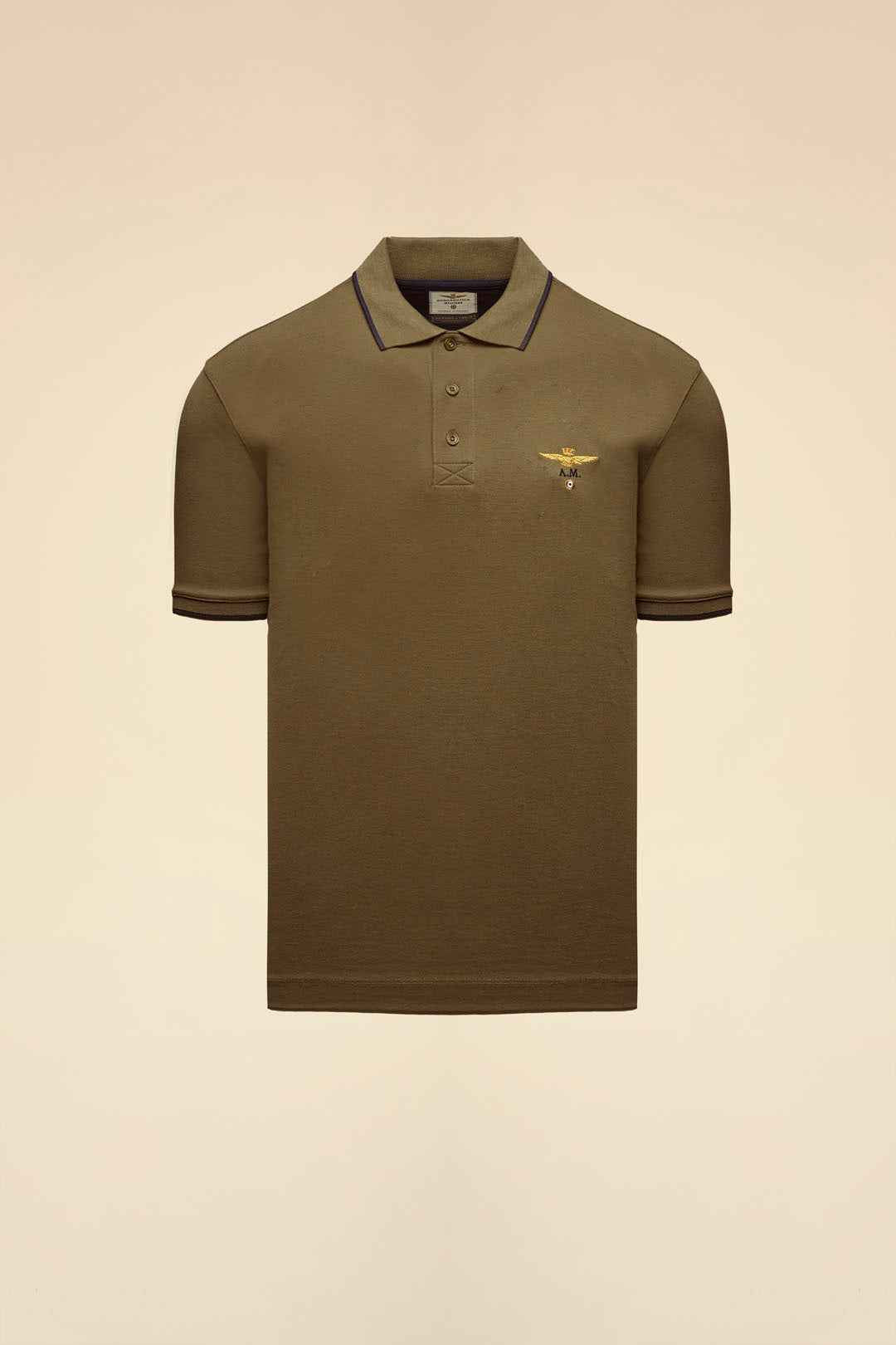 AERONAUTICA MILITARE | Polo basica in cotone a manica corta