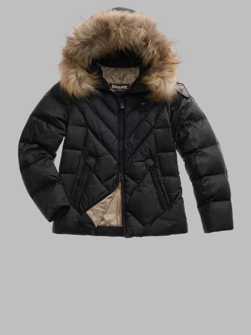 BLAUER | Piumino a linee geometriche ALICIA