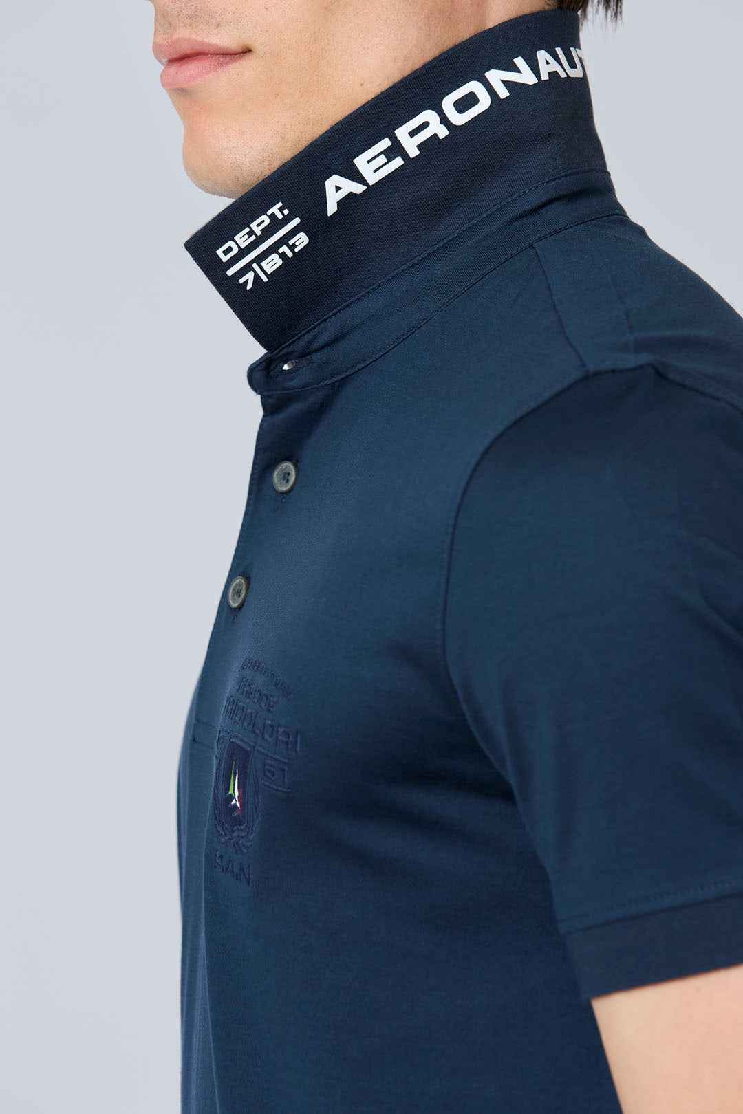 AERONAUTICA MILITARE | Polo con sottocollo stampato