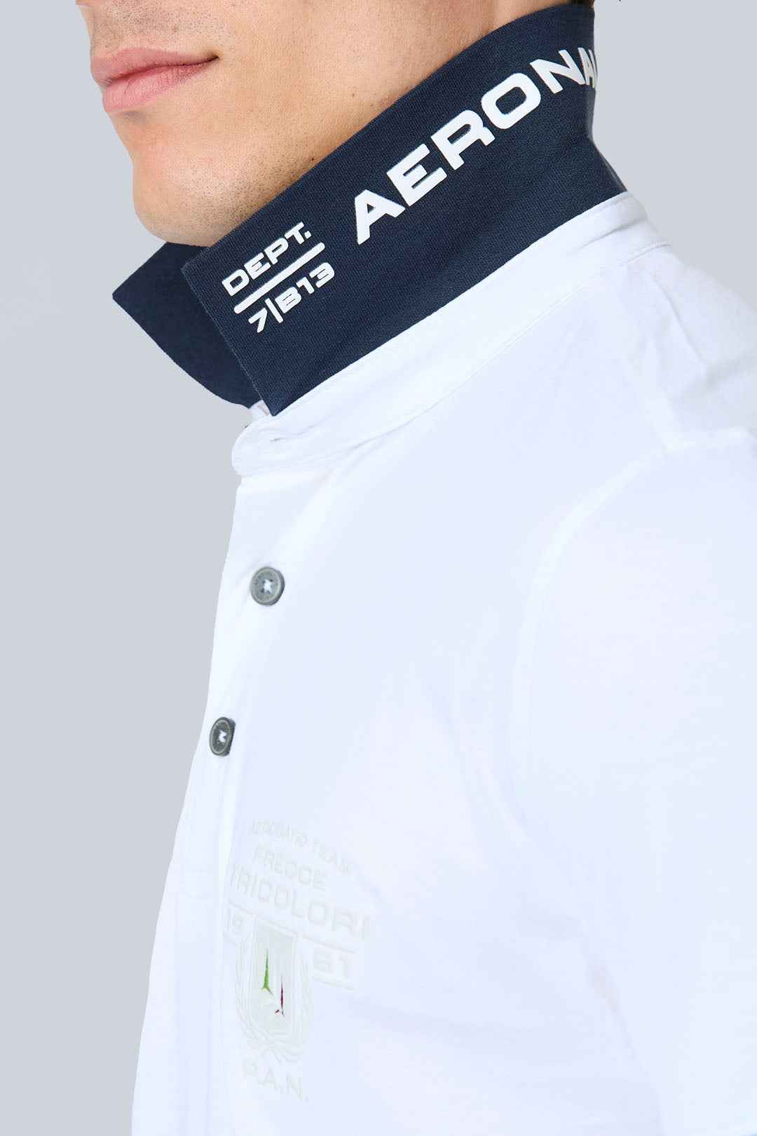 AERONAUTICA MILITARE | Polo con sottocollo stampato