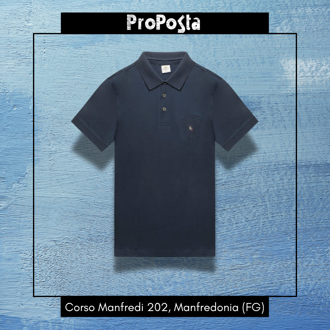 AERONAUTICA MILITARE | Polo con sottocollo stampato - Proposta Legend