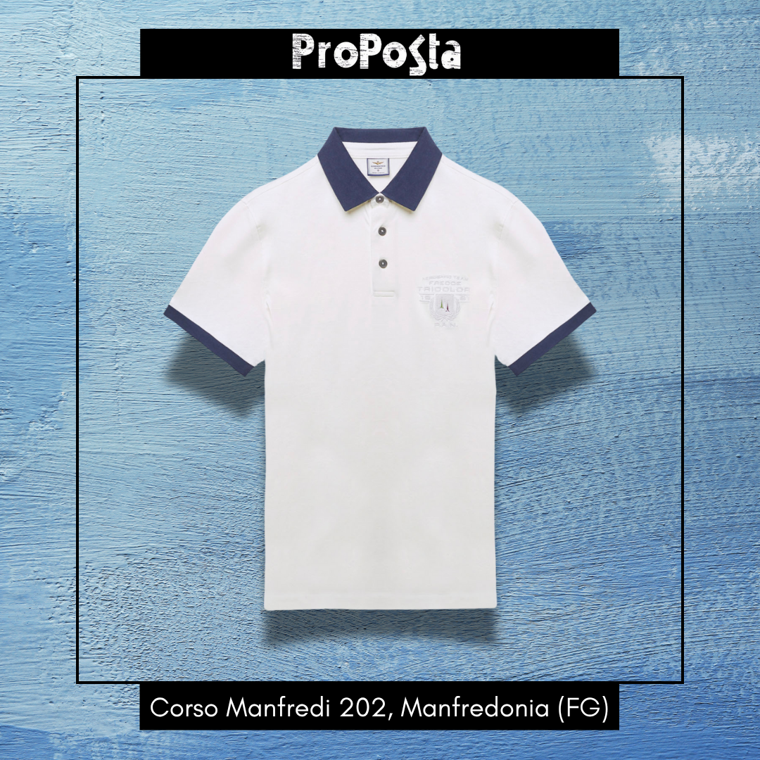 AERONAUTICA MILITARE | Polo con sottocollo stampato - Proposta Legend