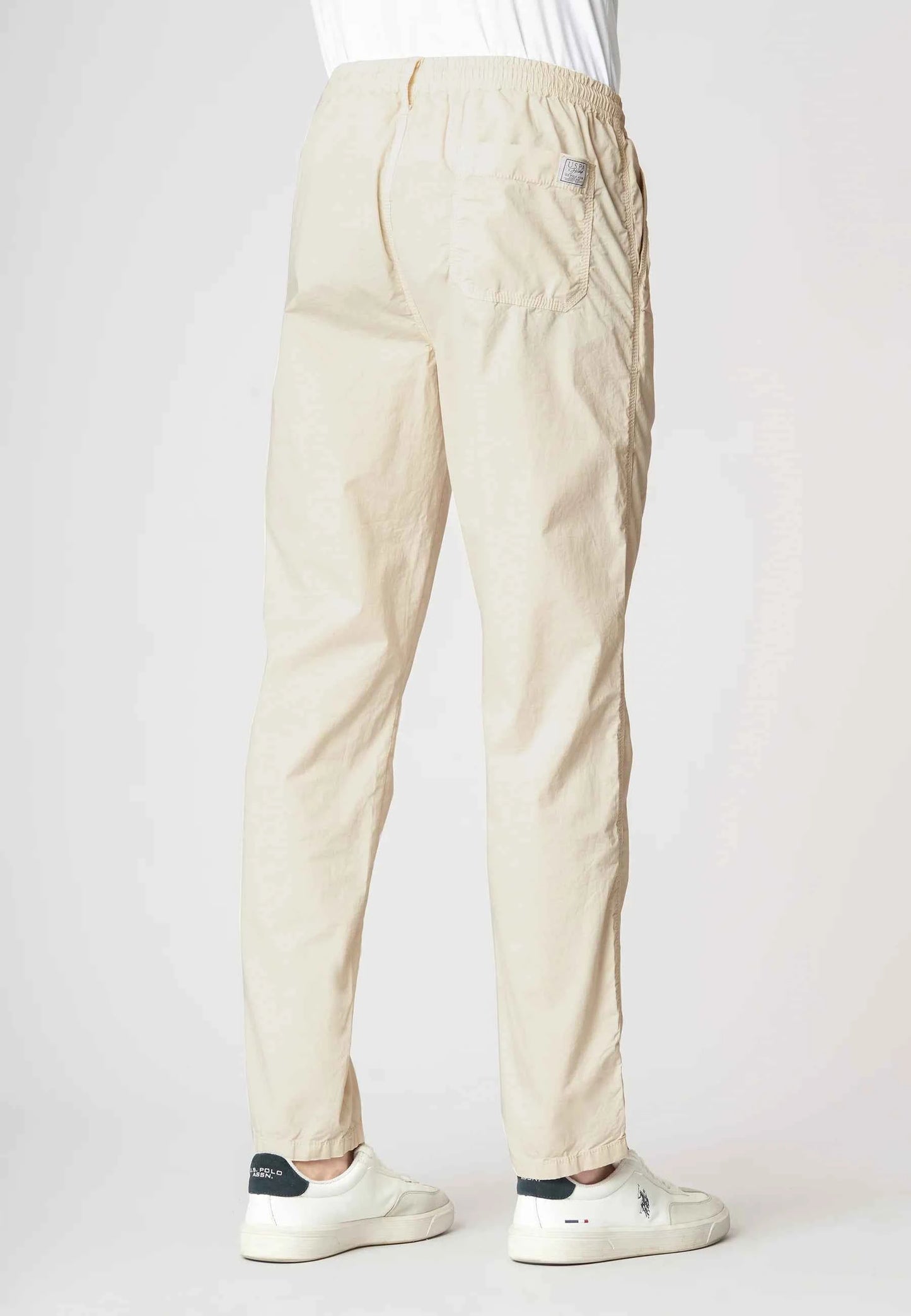 US POLO | Pantalone chino in cotone stretch popeline