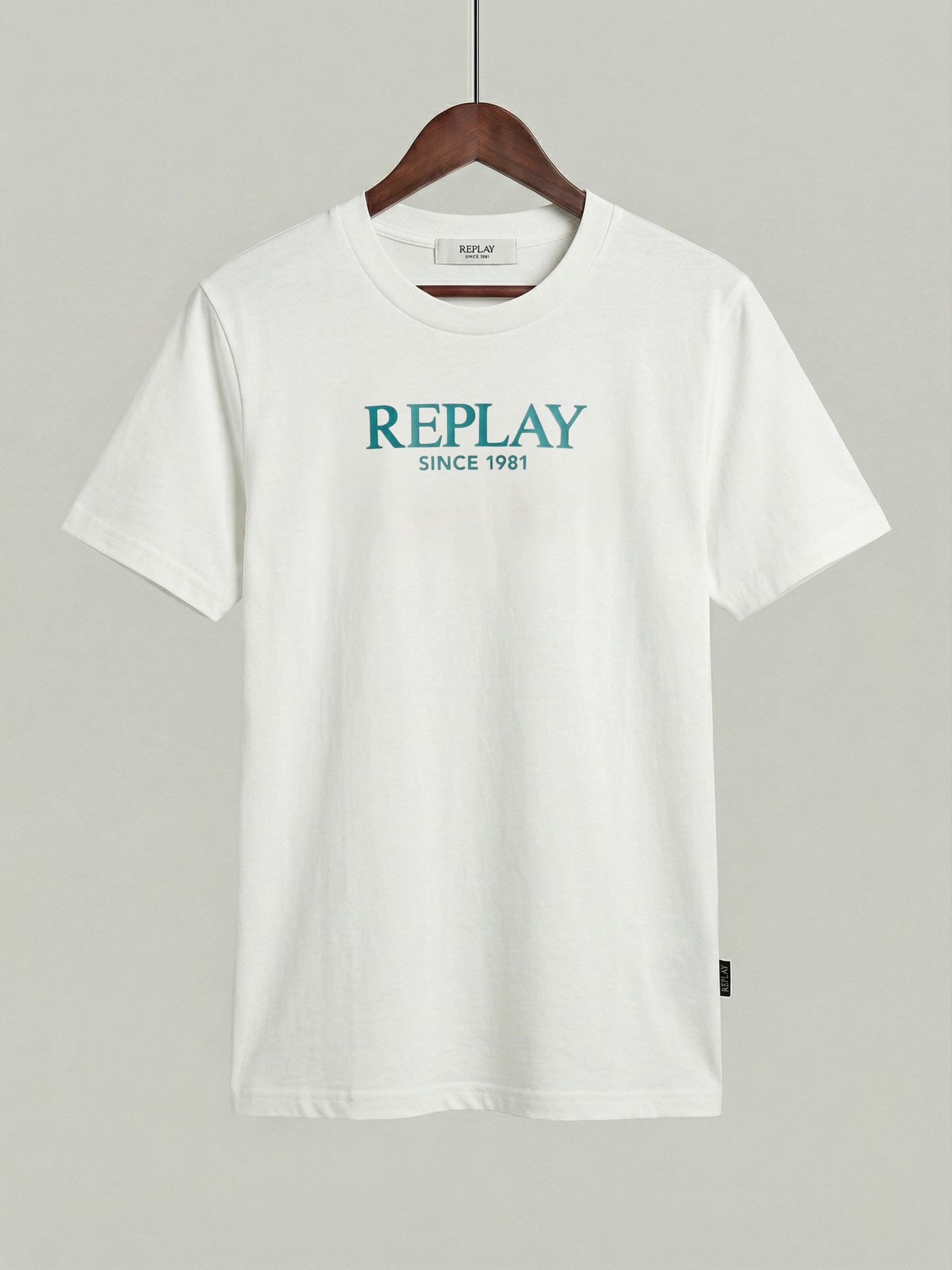 REPLAY | T-shirt in jersey con logo in rilievo - Proposta Legend