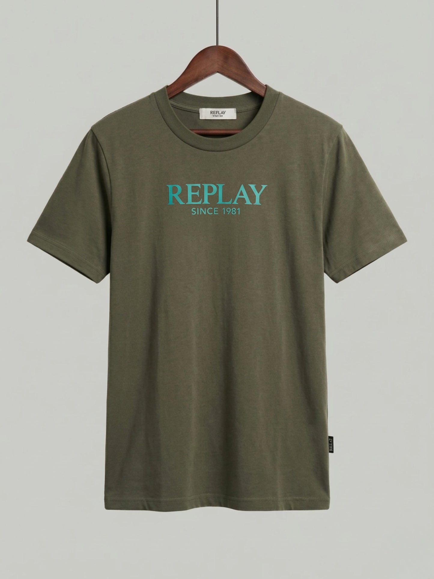REPLAY | T-shirt in jersey con logo in rilievo - Proposta Legend