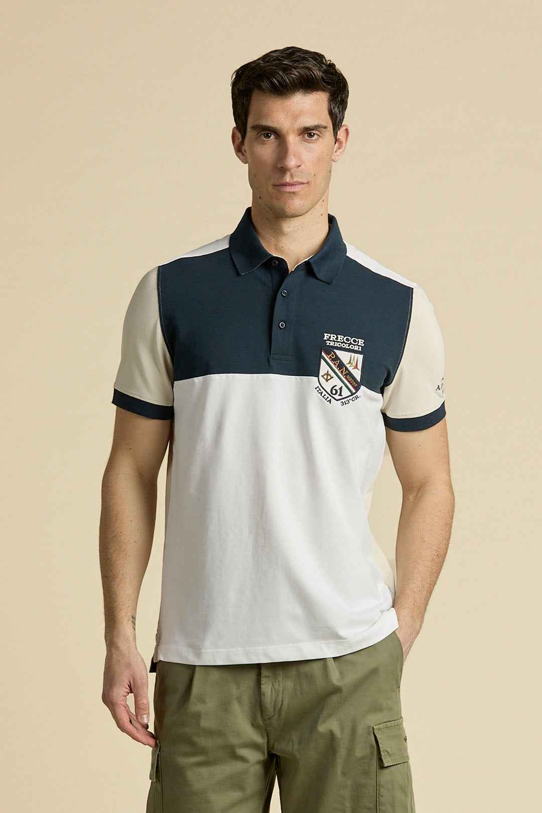AERONAUTICA MILITARE | Polo con scudetto Frecce Tricolori