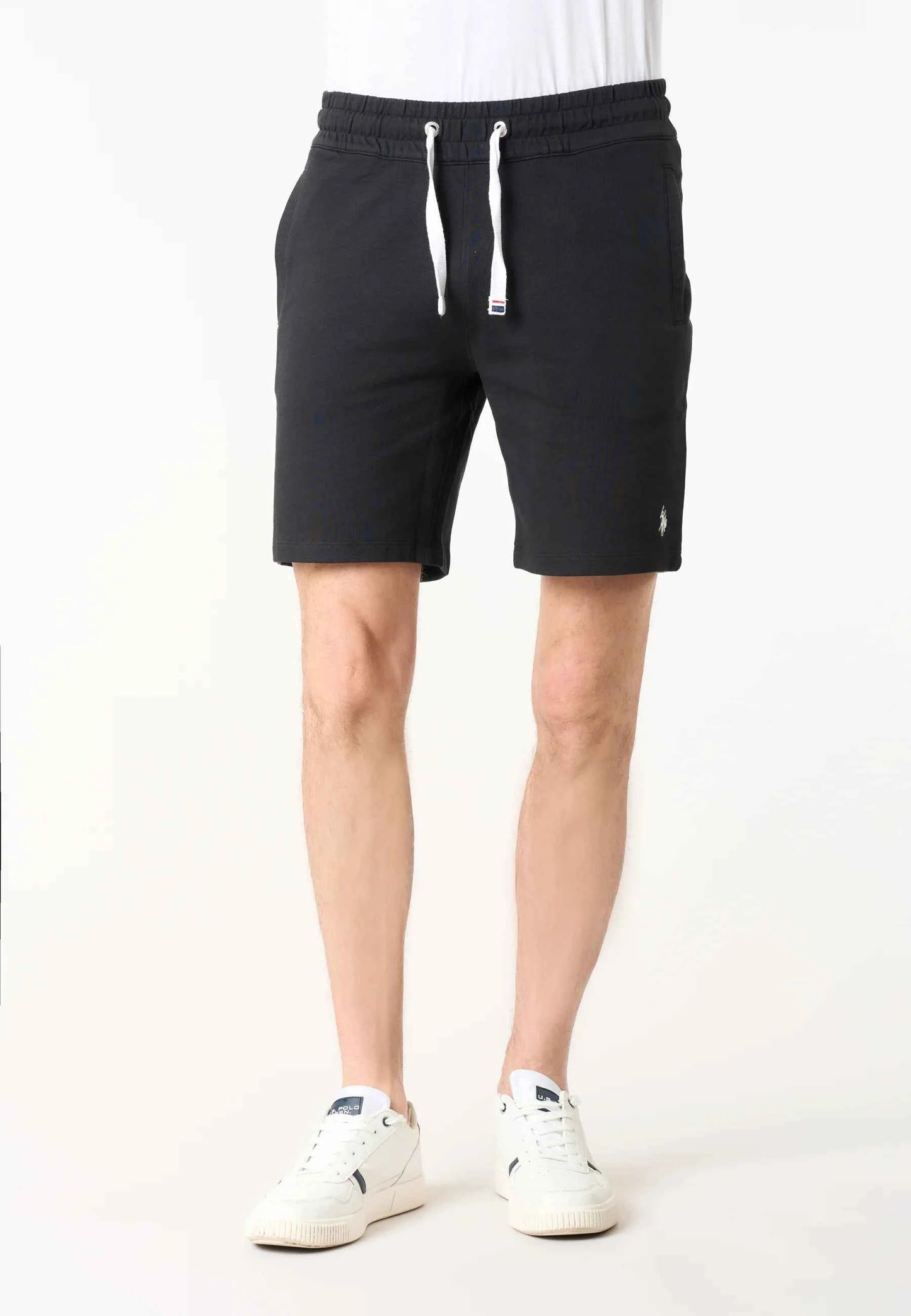 US POLO ASSN | Bermuda da uomo in felpa con elastico in vita BALD