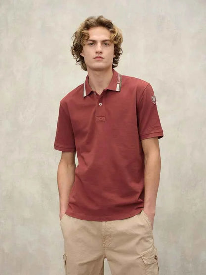 BLAUER | Polo con ricamo sul colletto RANSOM