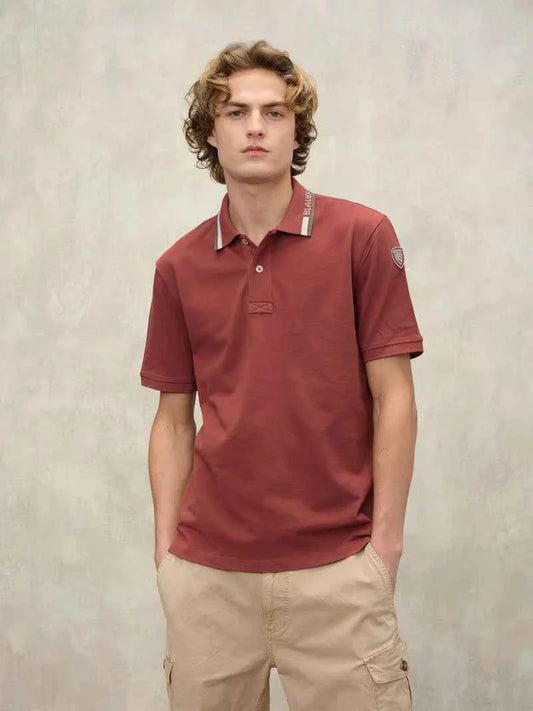 BLAUER | Polo con ricamo sul colletto RANSOM
