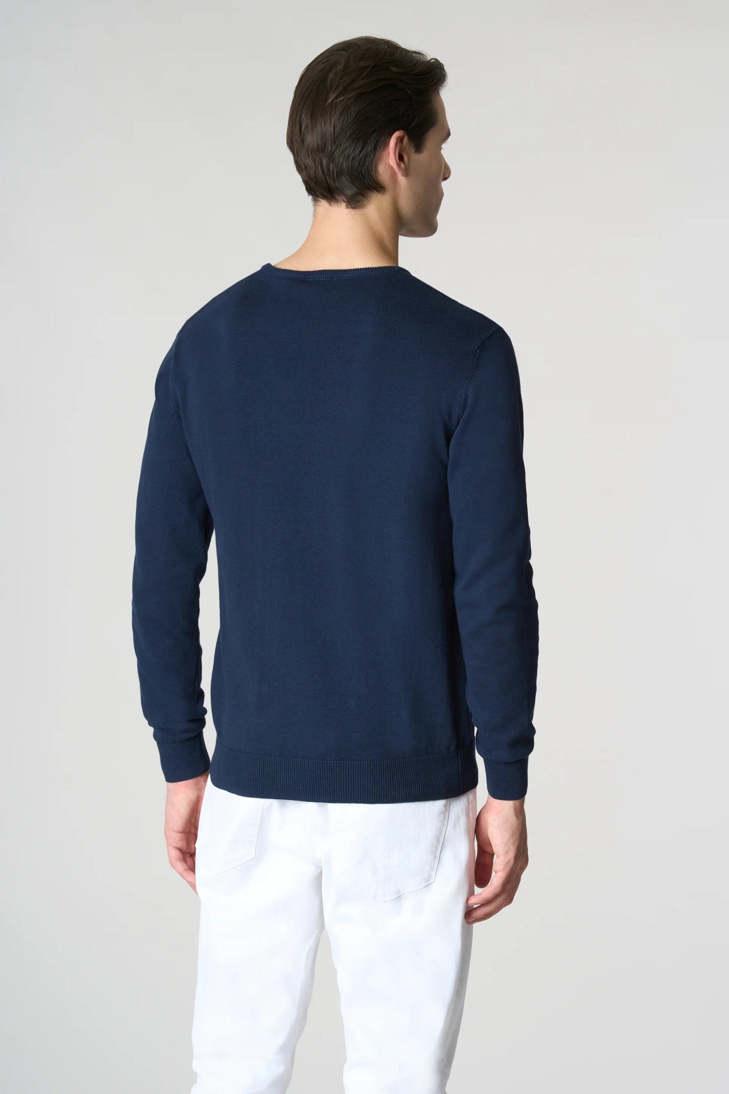 US POLO ASSN | Maglione girocollo in cotone con logo ricamato - Proposta Legend