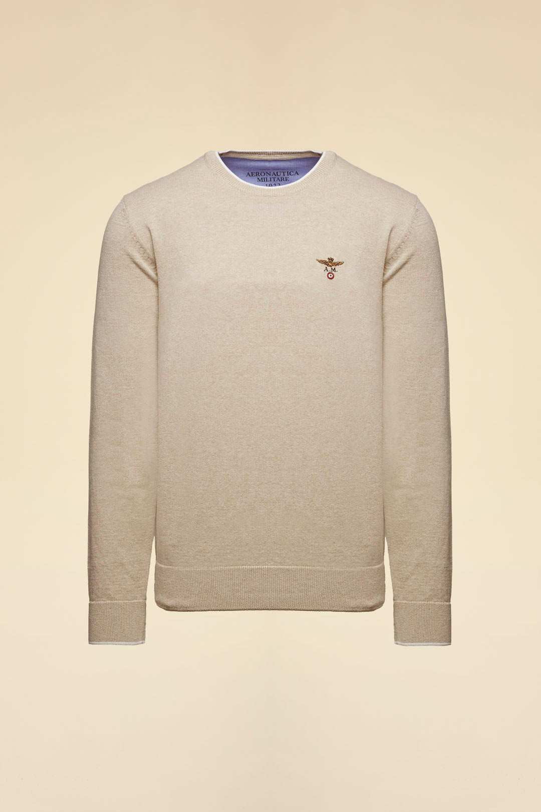 AERONAUTICA MILITARE | Maglione girocollo in cotone con ricamo - Proposta Legend