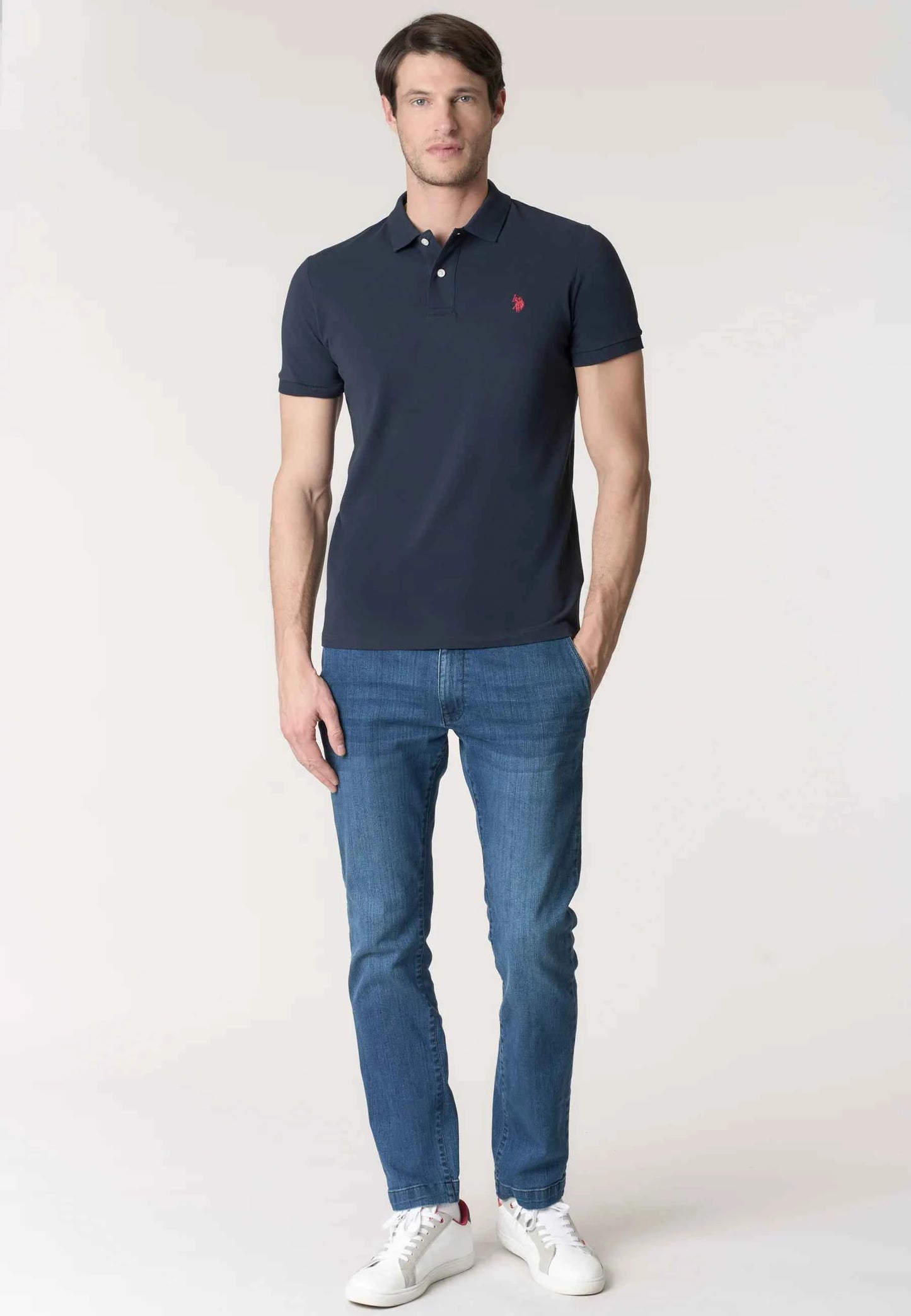 US POLO ASSN | Polo basic uomo in cotone piquet KING