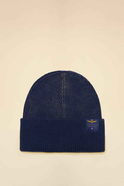 AERONAUTICA MILITARE | Berretto in cotone tinto capo