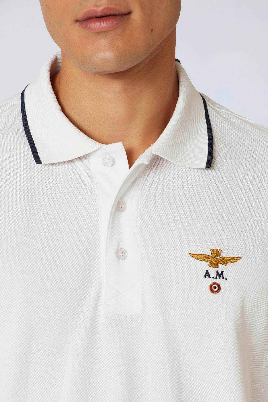 AERONAUTICA MILITARE | Polo basica in cotone a manica corta - Proposta Legend