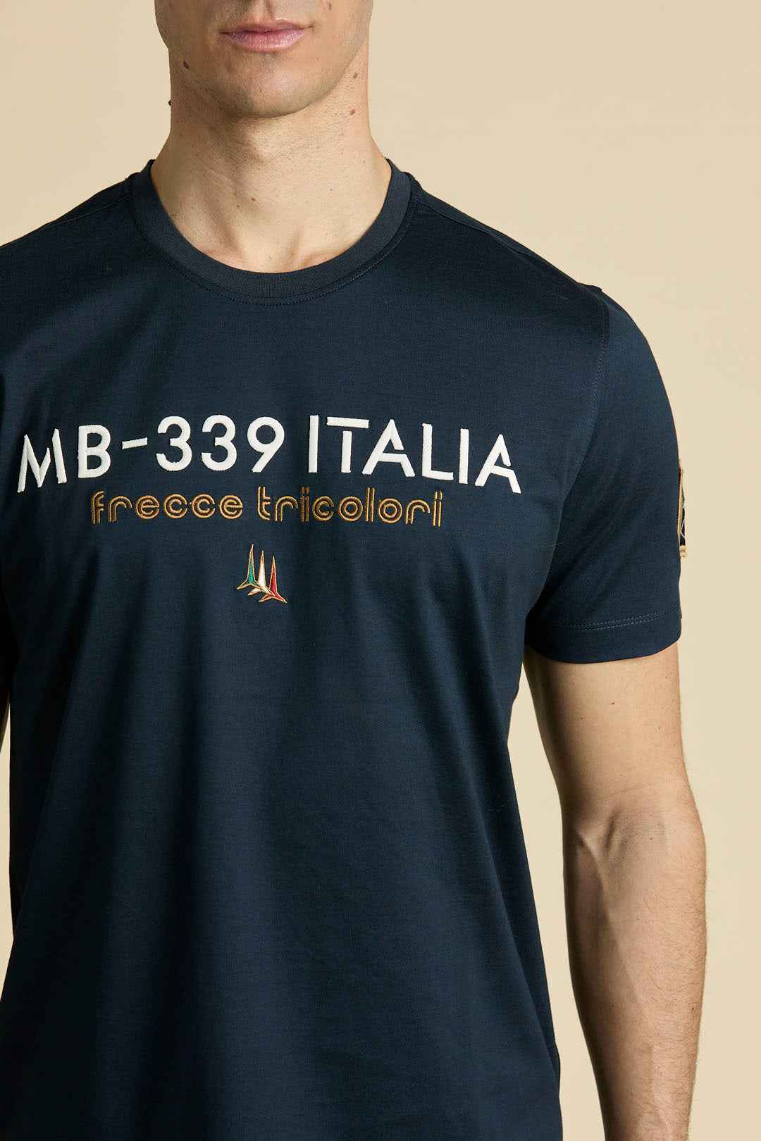 AERONAUTICA MILITARE | T-shirt ricamata Frecce Tricolori