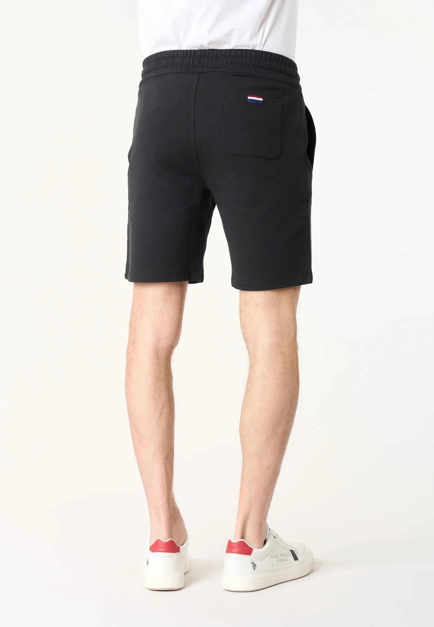 US POLO ASSN | Bermuda da uomo in felpa con elastico in vita BALD