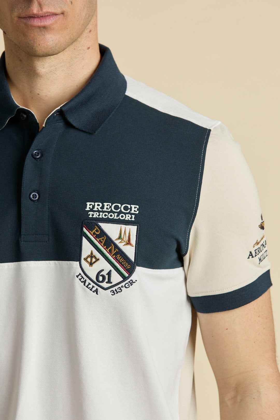 AERONAUTICA MILITARE | Polo con scudetto Frecce Tricolori