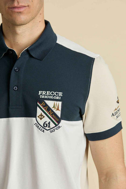 AERONAUTICA MILITARE | Polo con scudetto Frecce Tricolori