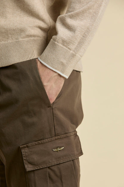 AERONAUTICA MILITARE | Maglione girocollo in cotone con ricamo - Proposta Legend
