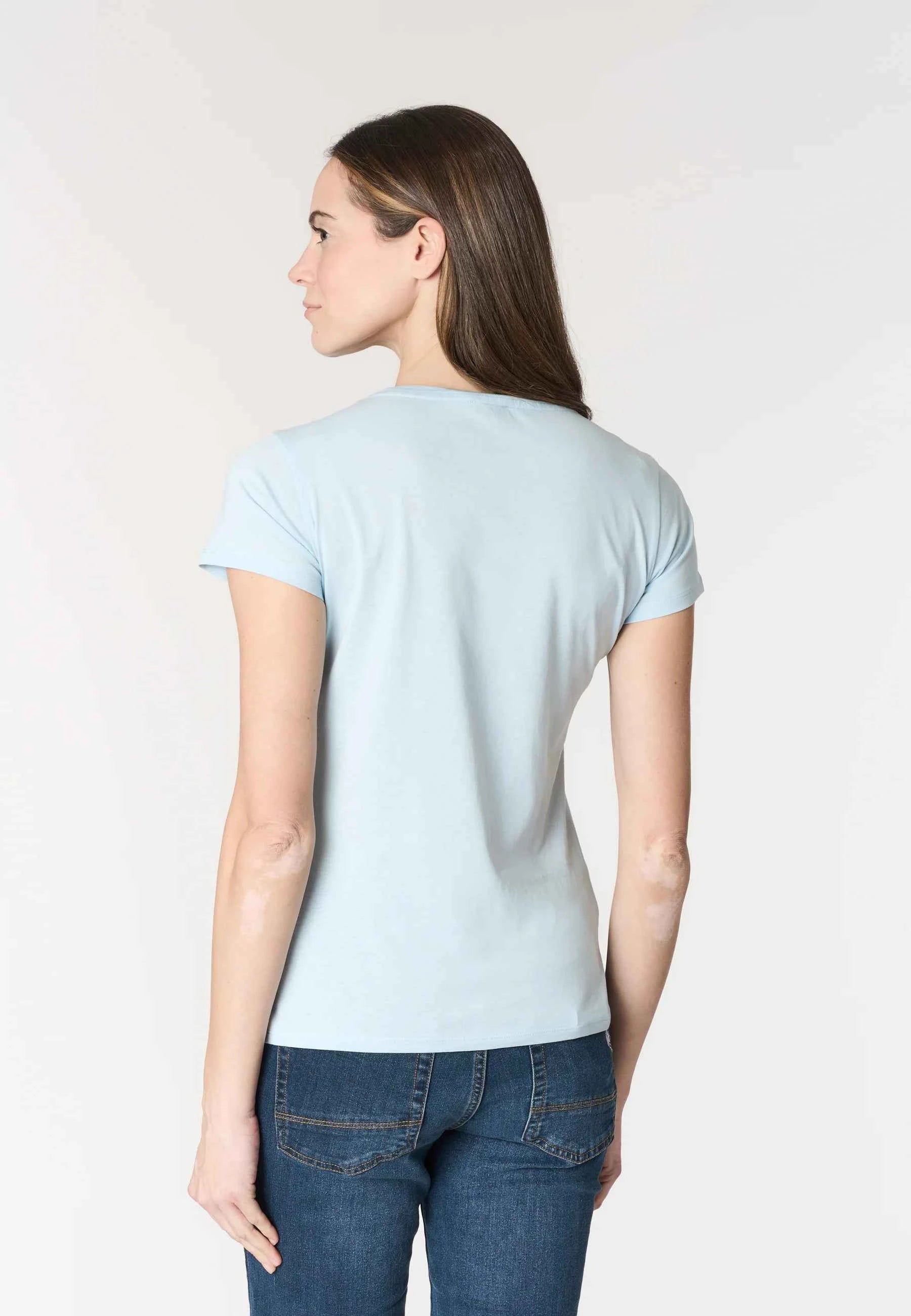 US POLO ASSN | T-shirt donna in cotone light jersey con logo