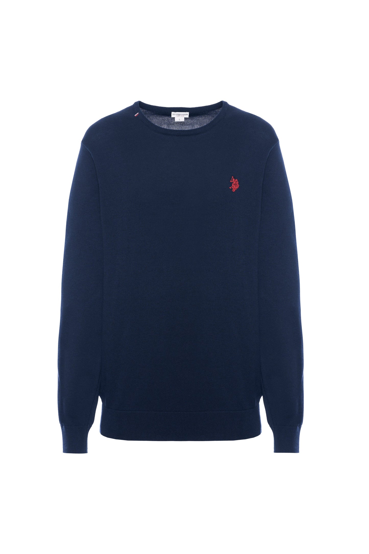 US POLO ASSN | Maglione girocollo in cotone con logo ricamato - Proposta Legend