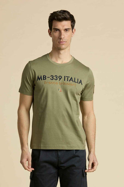 AERONAUTICA MILITARE | T-shirt ricamata Frecce Tricolori