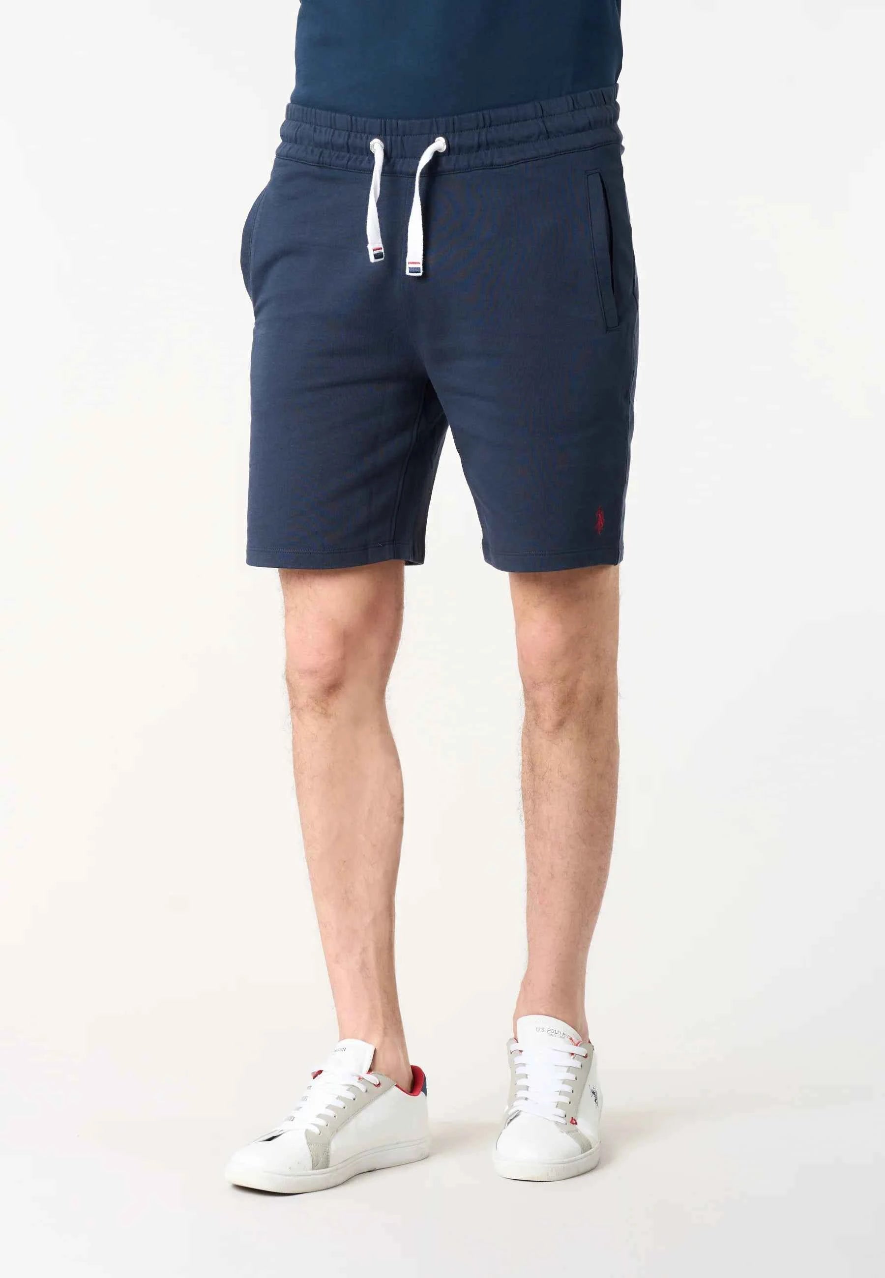US POLO ASSN | Bermuda da uomo in felpa con elastico in vita BALD