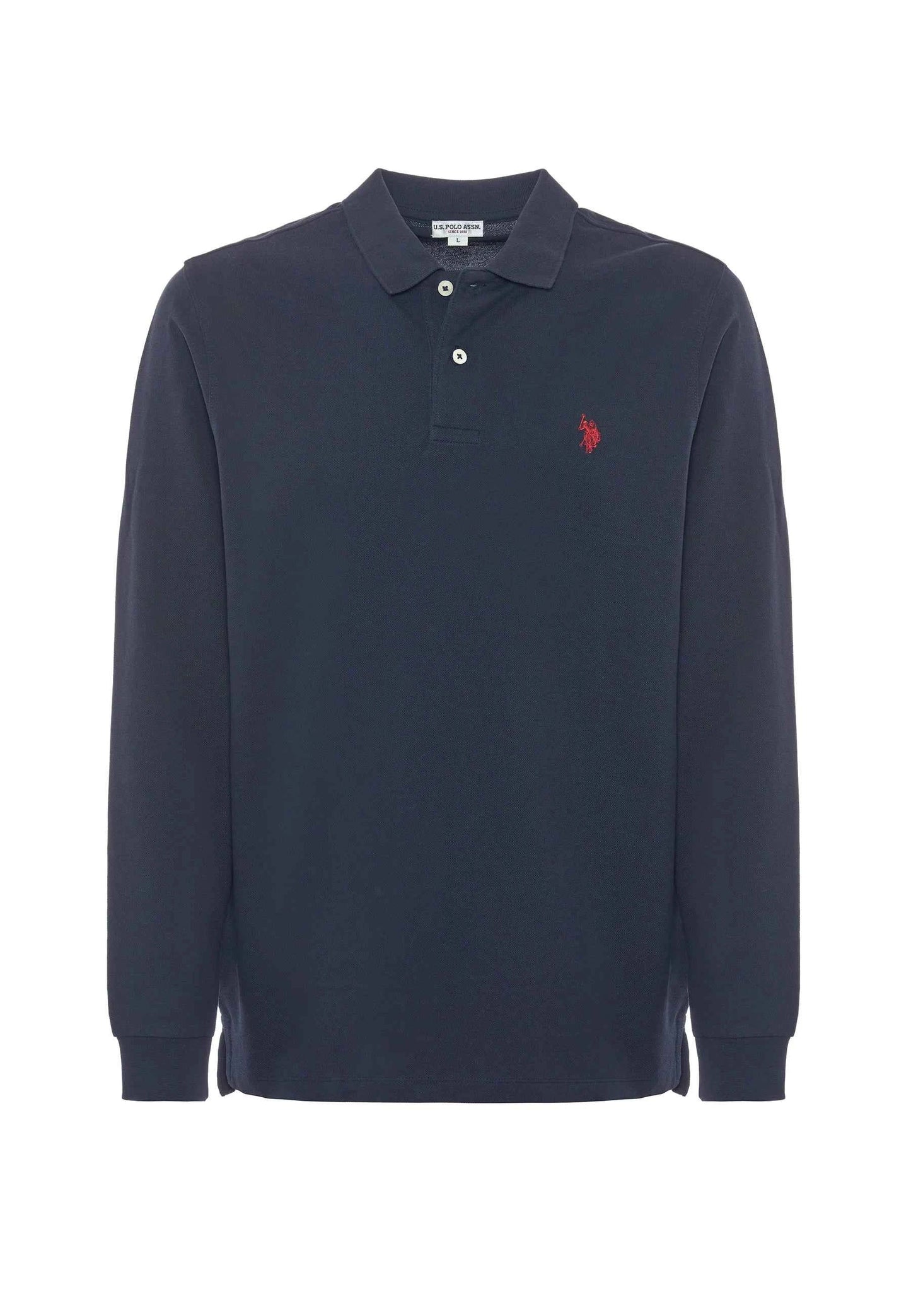 US POLO ASSN | Polo shirt a maniche lunghe in cotone piquet