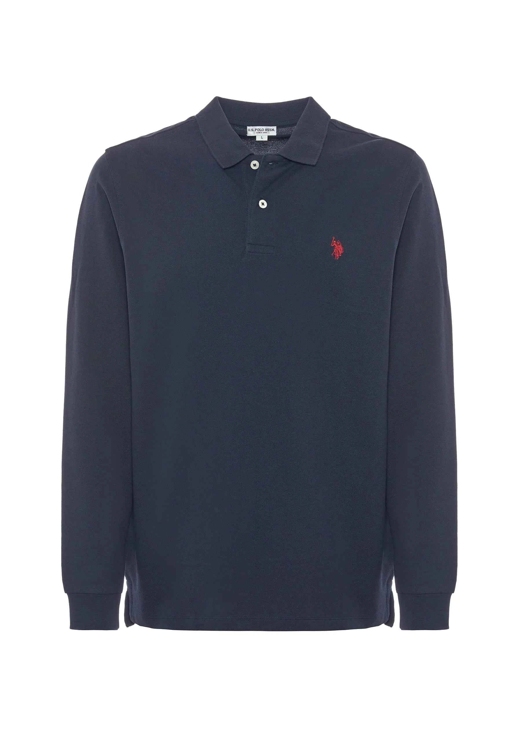 US POLO ASSN | Polo shirt a maniche lunghe in cotone piquet