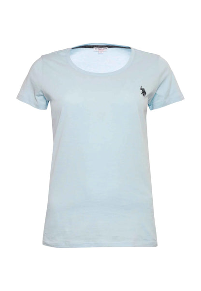 US POLO ASSN | T-shirt donna in cotone light jersey con logo