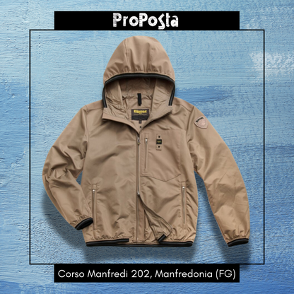 BLAUER | GIUBBETTO NYLON E NEOPRENE RUNDEL - Proposta Legend