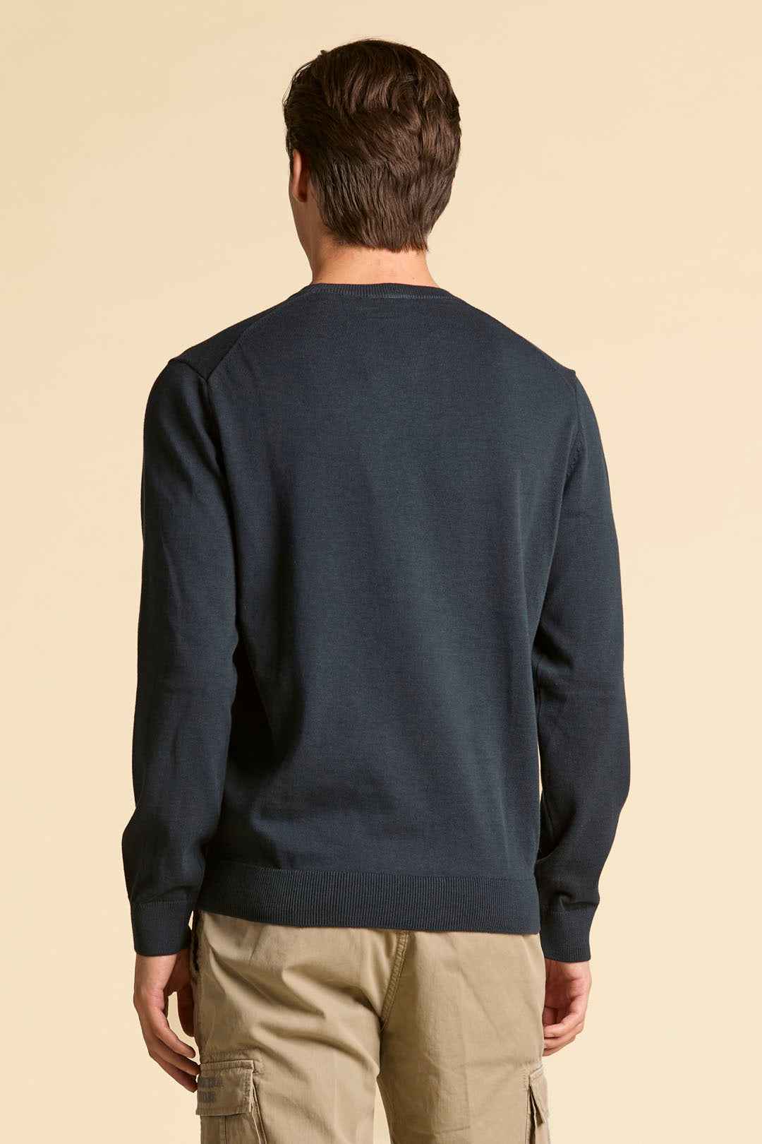 AERONAUTICA MILITARE | Maglia girocollo in cotone tinto filo