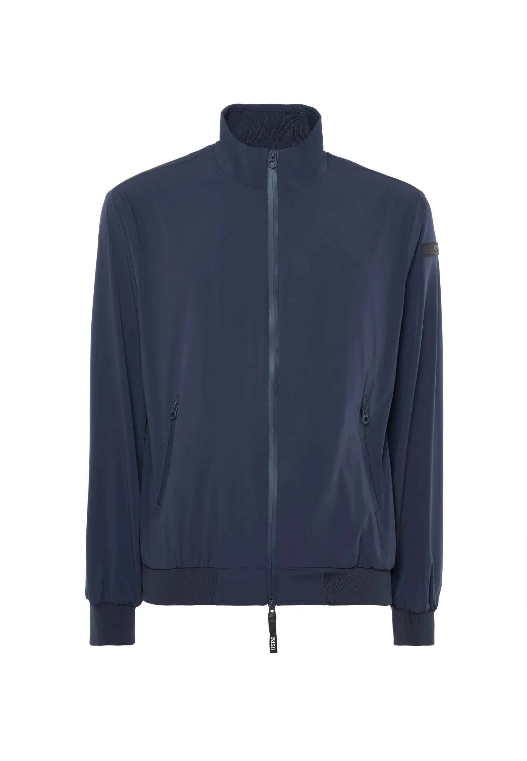 US POLO ASSN | Bomber da uomo in nylon stretch con zip