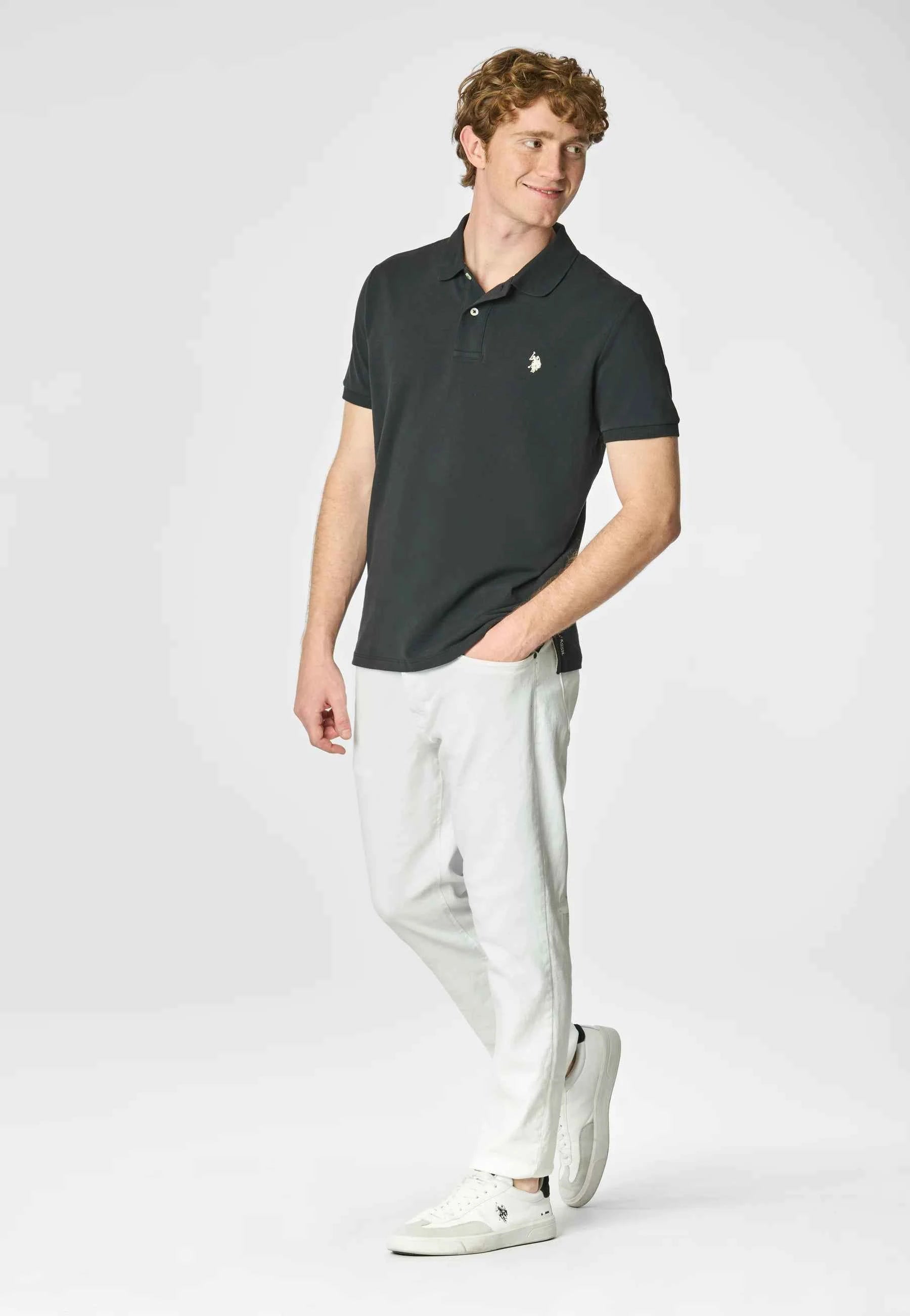 US POLO ASSN | Polo basic uomo in cotone piquet KING